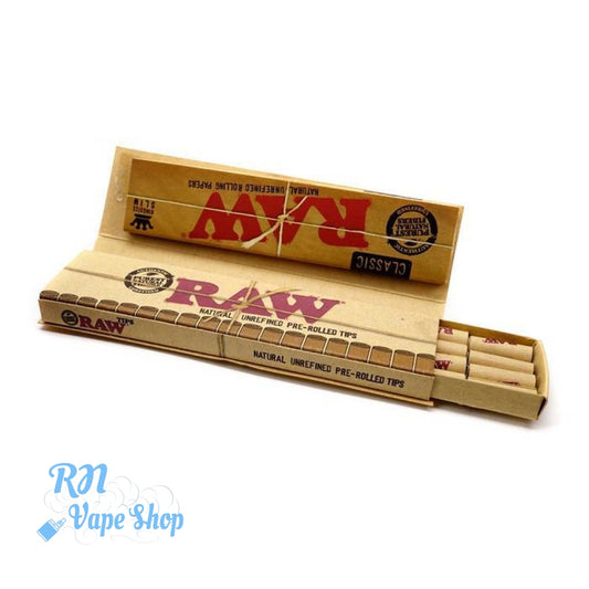 RAW Connoisseur Kingsize Slim & Pre-Rolled Tips RAW Papers & Tips RN Vape Shop   