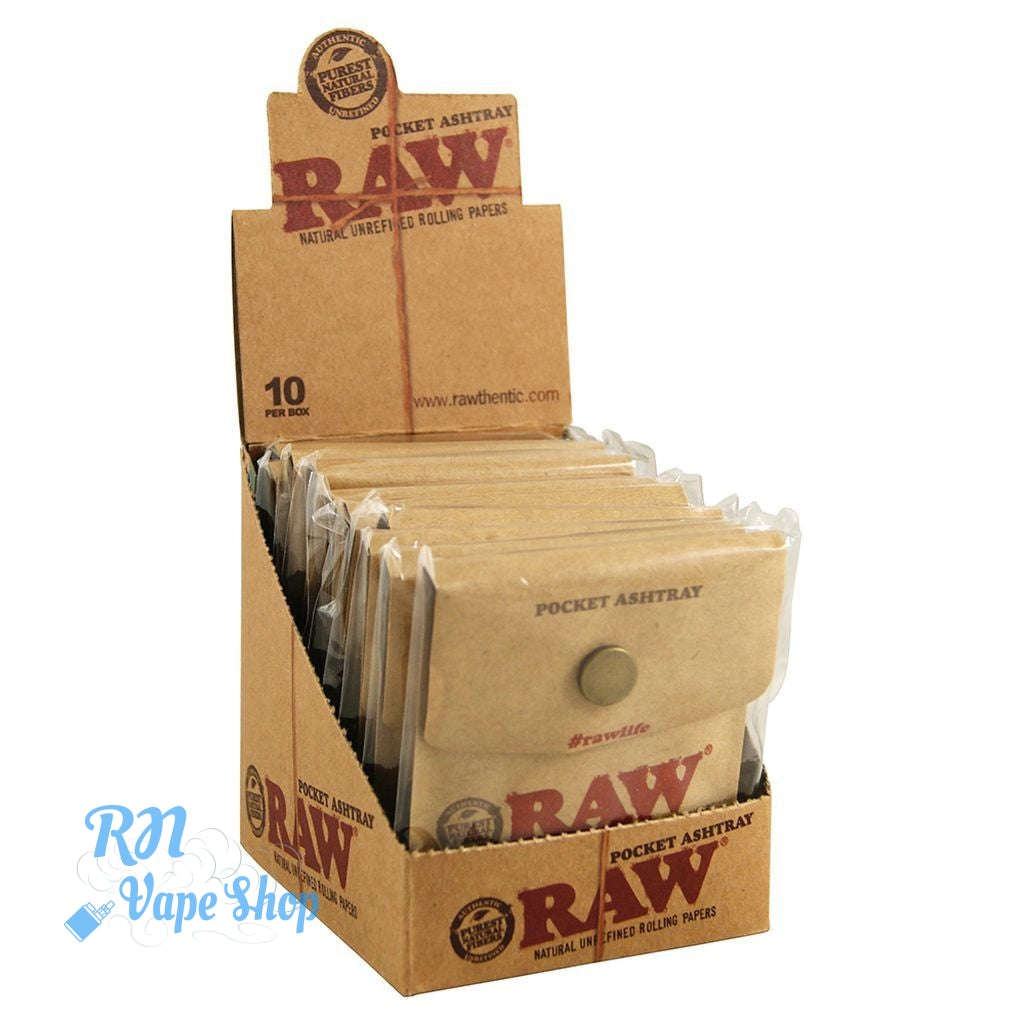 RAW Flexible Pocket Ashtray RAW Ashtray RN Vape Shop Box  