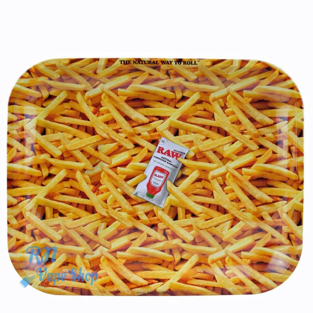 RAW French Fries Rolling Tray RAW Rolling Trays RN Vape Shop Large  