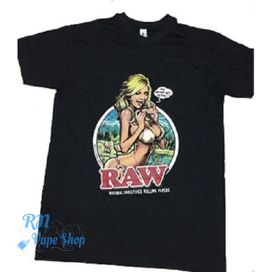 RAW Girl T-Shirt - XXL RAW T-shirts RN Vape Shop   