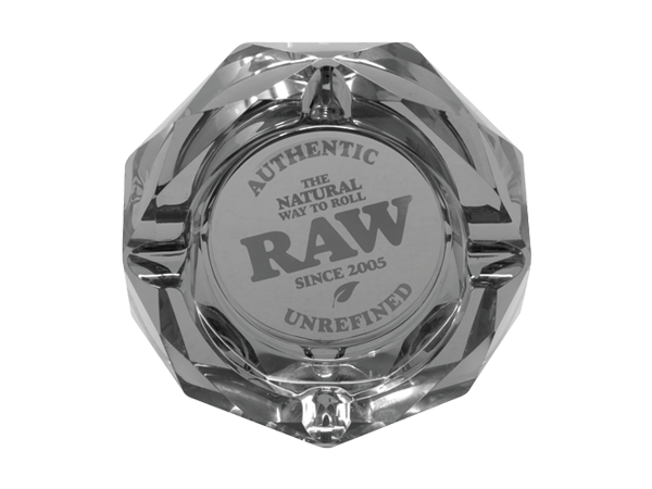 RAW Prism Glass Ashtray - Dark Side Raw Rolling Papers Crystal Ashtray Heavy Duty RN Vape Shop   