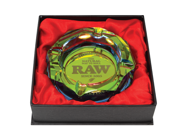 RAW Prism Glass Ashtray - Rainbow RAW Prism Glass Ashtray - Rainbow RN Vape Shop   