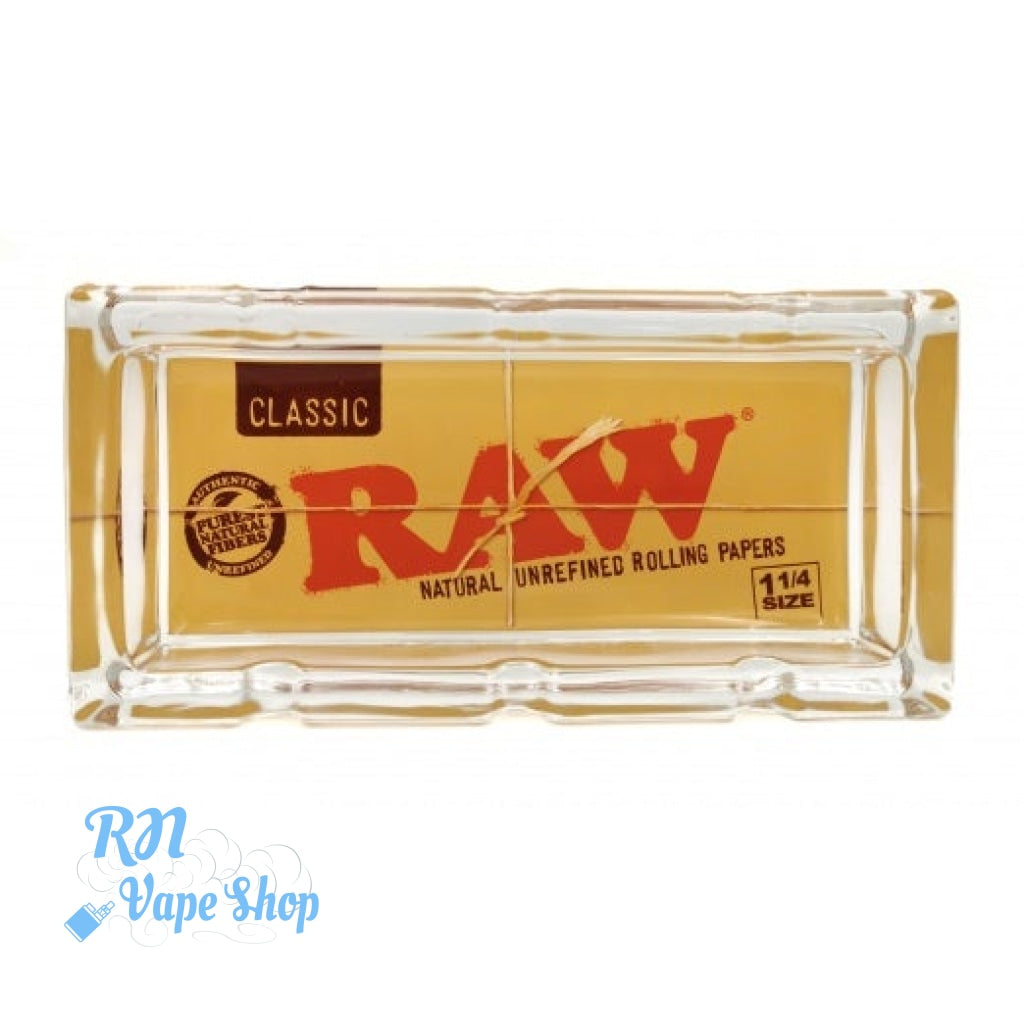 RAW Glass Classic Pack Ashtray Raw Rolling Papers Crystal Ashtray Heavy Duty RN Vape Shop   