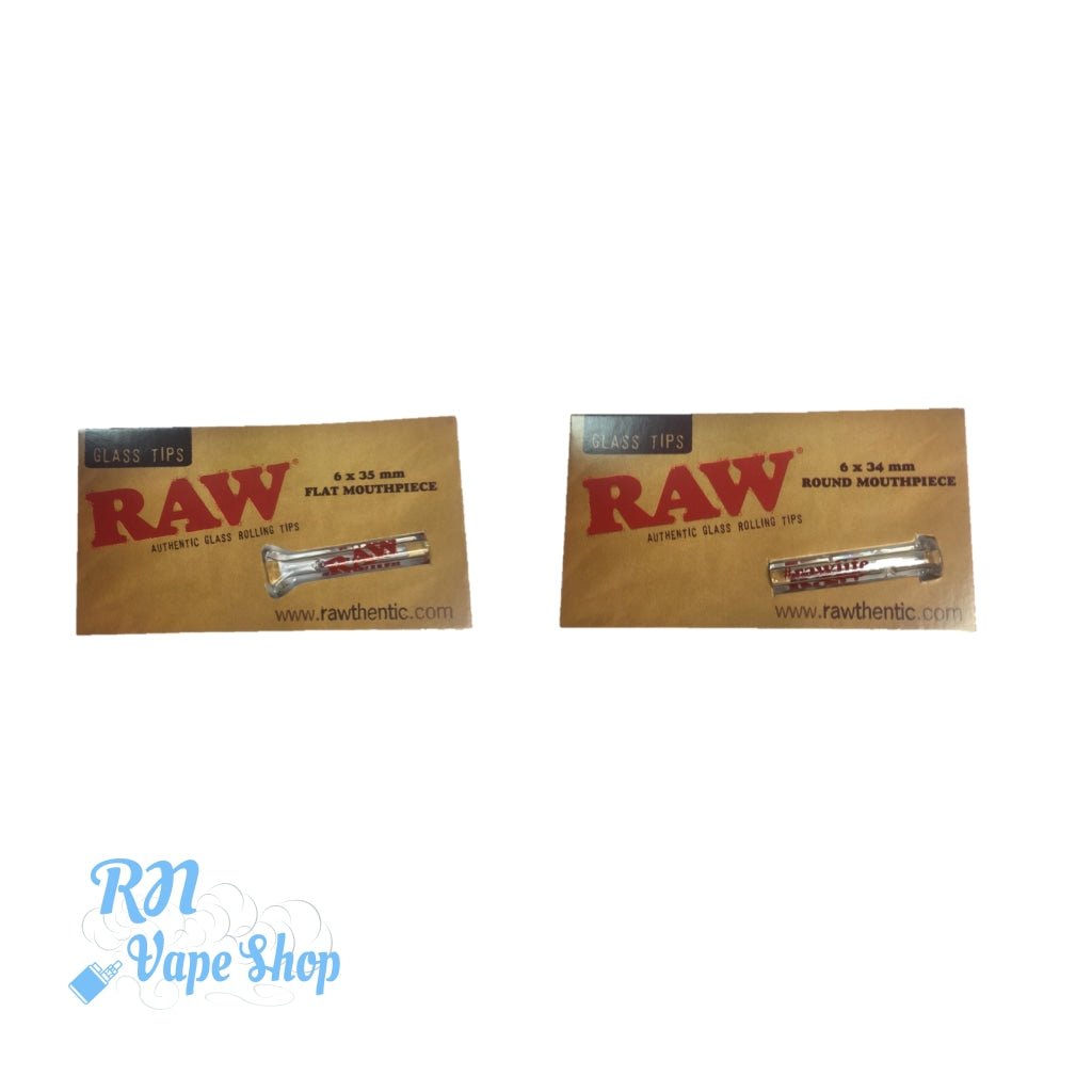 RAW Glass Tip 6mm x 35mm / 34mm Brazil Glass Tip RAW Glass Tip 6mm x 35mm RN Vape Shop   