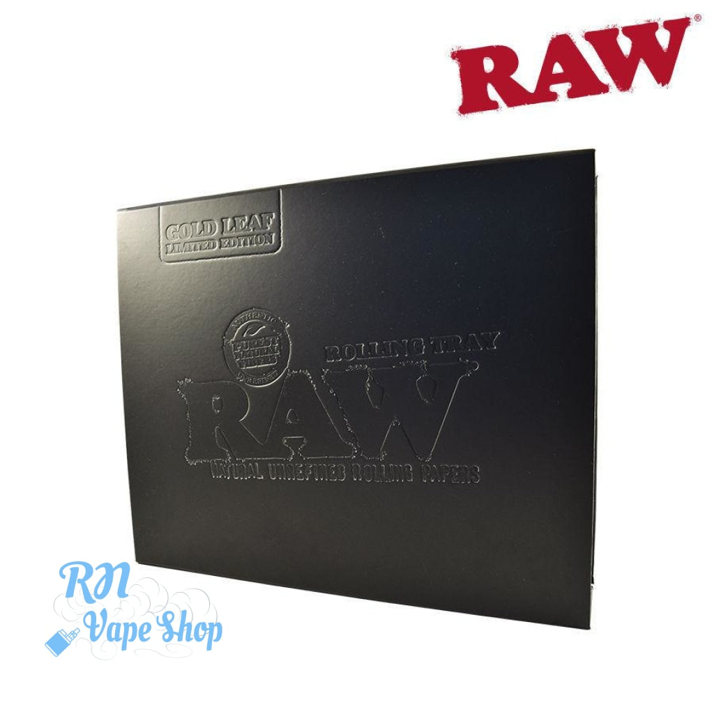 RAW Gold Large Rolling Tray – Limited Edition RAW Rolling Trays RN Vape Shop   