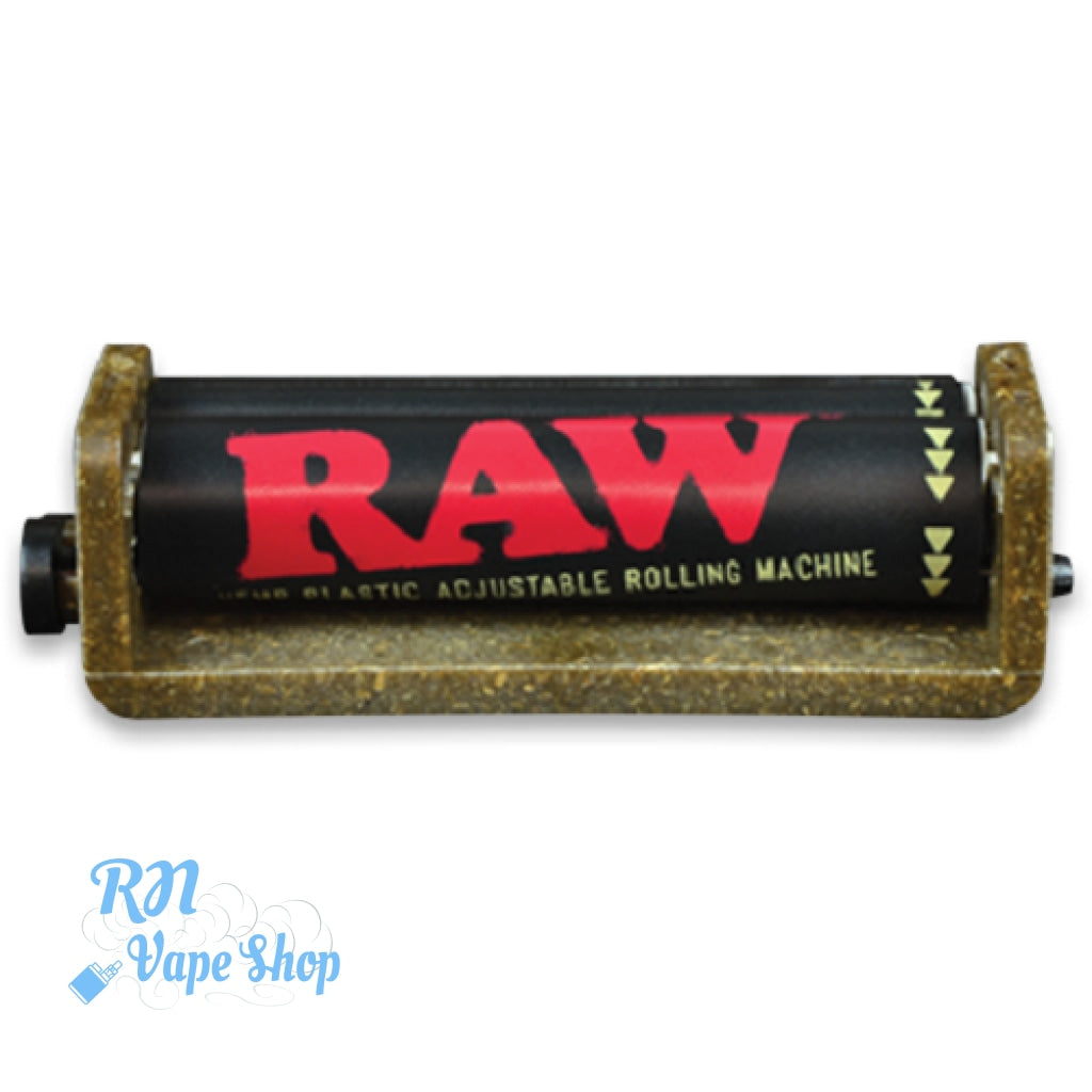 RAW Hemp Plastic Adjustable 2 Way Rolling Machine RAW Rolling Machine RN Vape Shop 70mm  