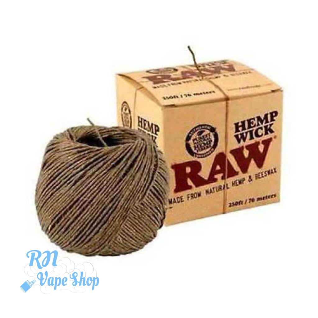 RAW Hemp Wick RAW Rolling Papers Wick RN Vape Shop 76 Meter Hemp Wick  