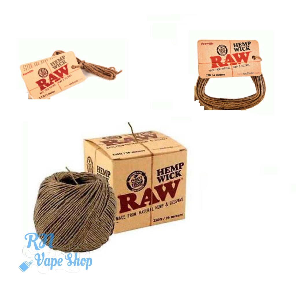 RAW Hemp Wick RAW Rolling Papers Wick RN Vape Shop   