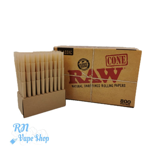 RAW King Size Pre-Rolled Cone 800 Pack Pre-Rolled Cones RN Vape Shop   