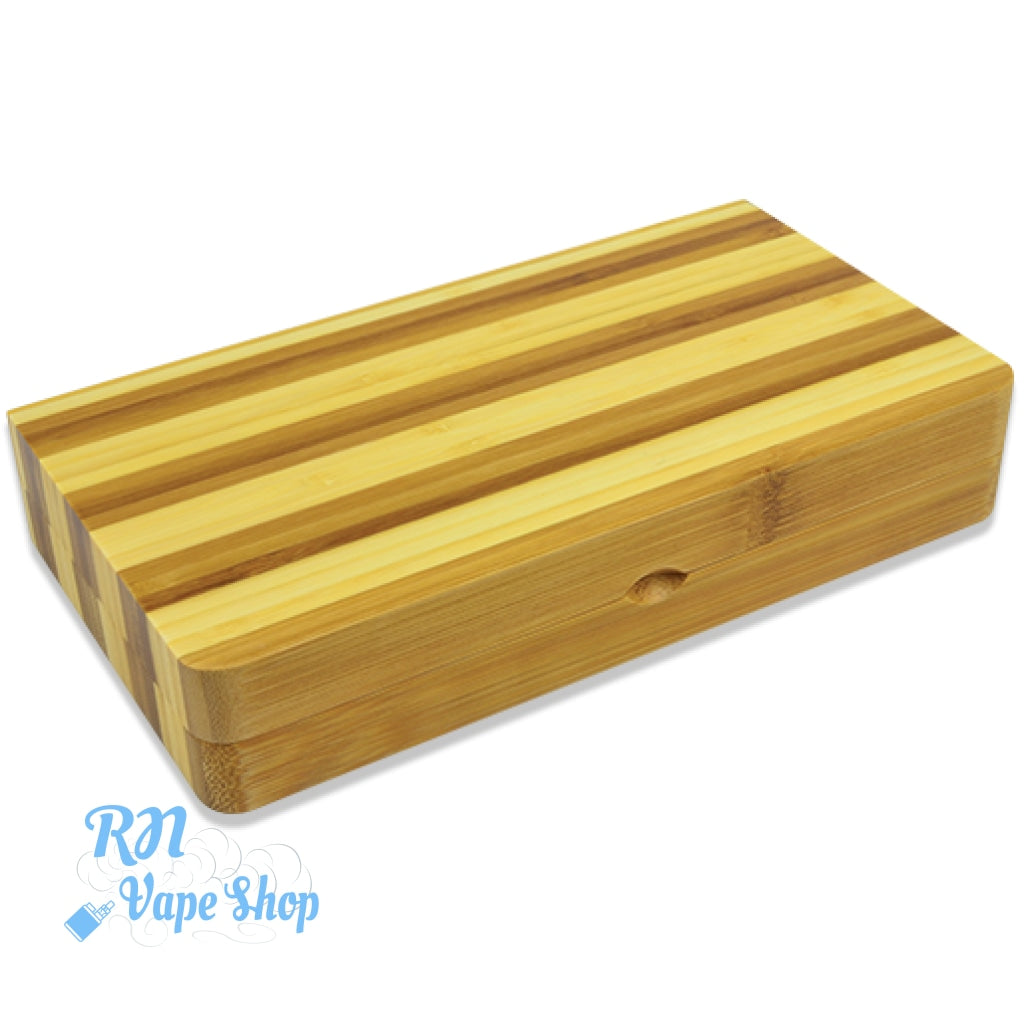 RAW Limited Edition Striped Bamboo Backflip Rolling Tray RAW Bamboo Rolling Tray RN Vape Shop   