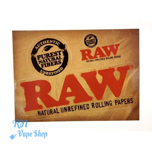 RAW Logo Sticker RAW Stickers RN Vape Shop   