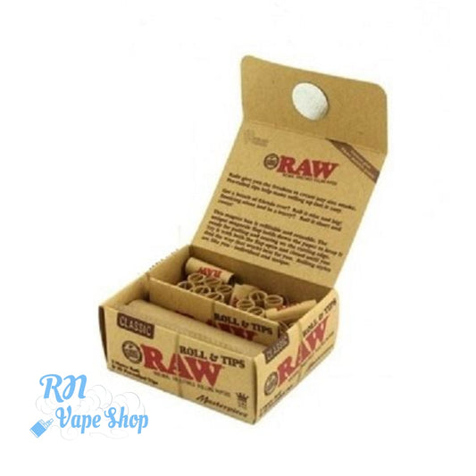 RAW Masterpiece Rolls + 30 Pre rolled tips RAW Papers & Tips RN Vape Shop Single  