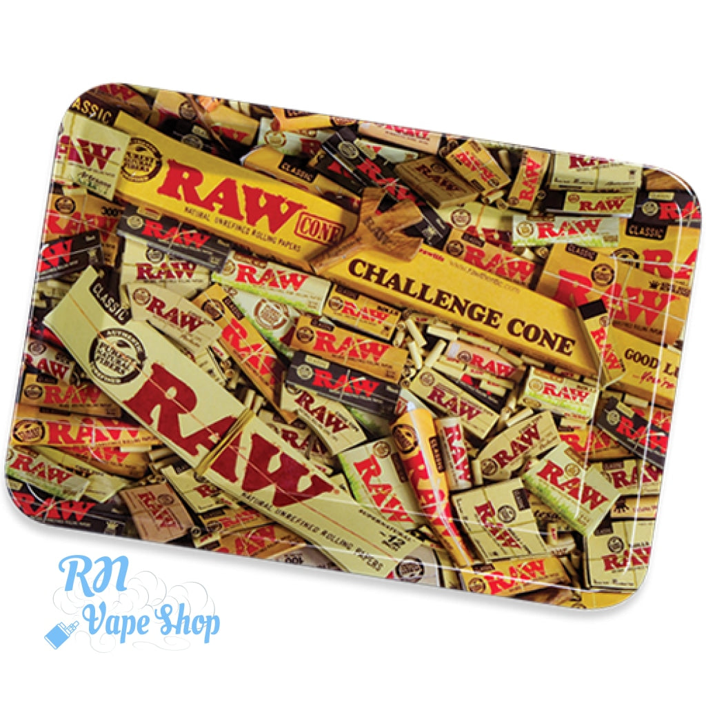 RAW Mix Metal Rolling Trays RAW Rolling Trays RN Vape Shop Mini  