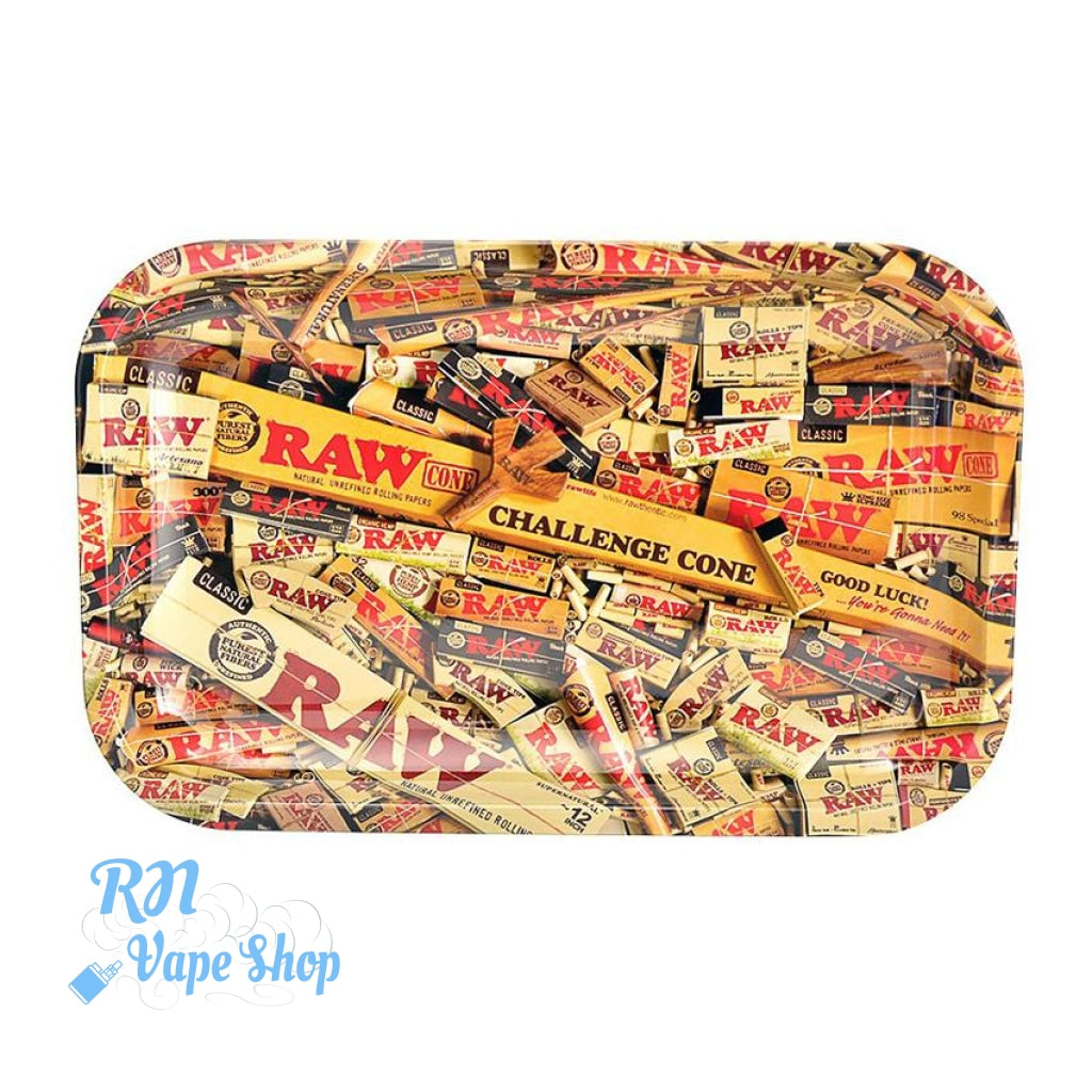 RAW Mix Metal Rolling Trays RAW Rolling Trays RN Vape Shop Small  