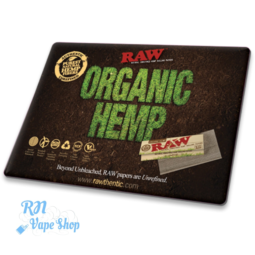 RAW Organic Counter Mat - Counter Change Mat Large - Desk Mouse Pad Counter Mat RN Vape Shop   