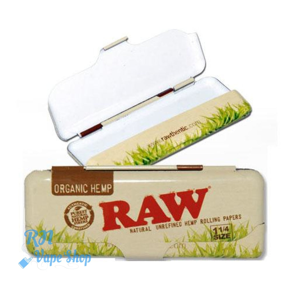 RAW Organic Paper Tin 1-1/4 RAW Paper Tin holder RN Vape Shop   