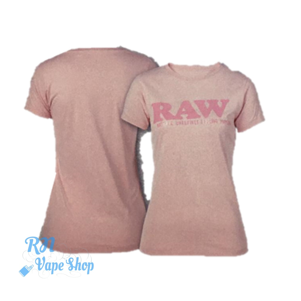 RAW Pink Womens Tee RAW T-shirts RN Vape Shop Small  