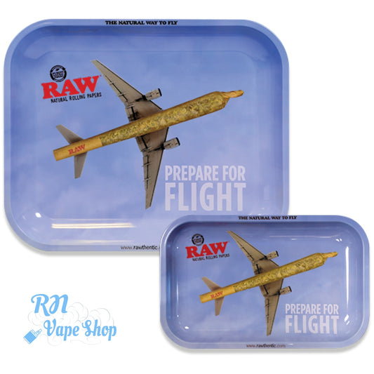 RAW Prepare For Flight Metal Rolling Trays RAW Rolling Trays RN Vape Shop   