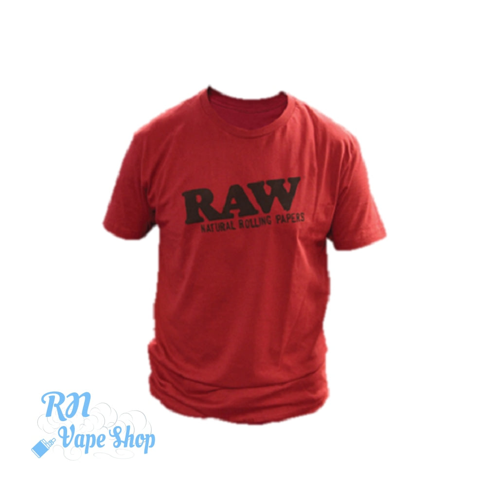 RAW Red T-shirt - XL RAW Mens Long Sleeve RN Vape Shop   