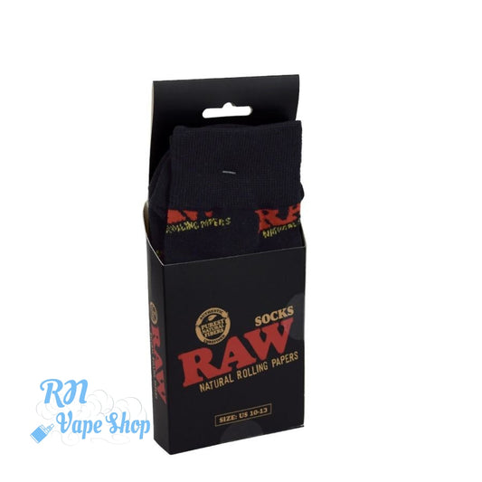 RAW Rolling Papers Brand Socks Black RAW Rolling Papers Socks RN Vape Shop   