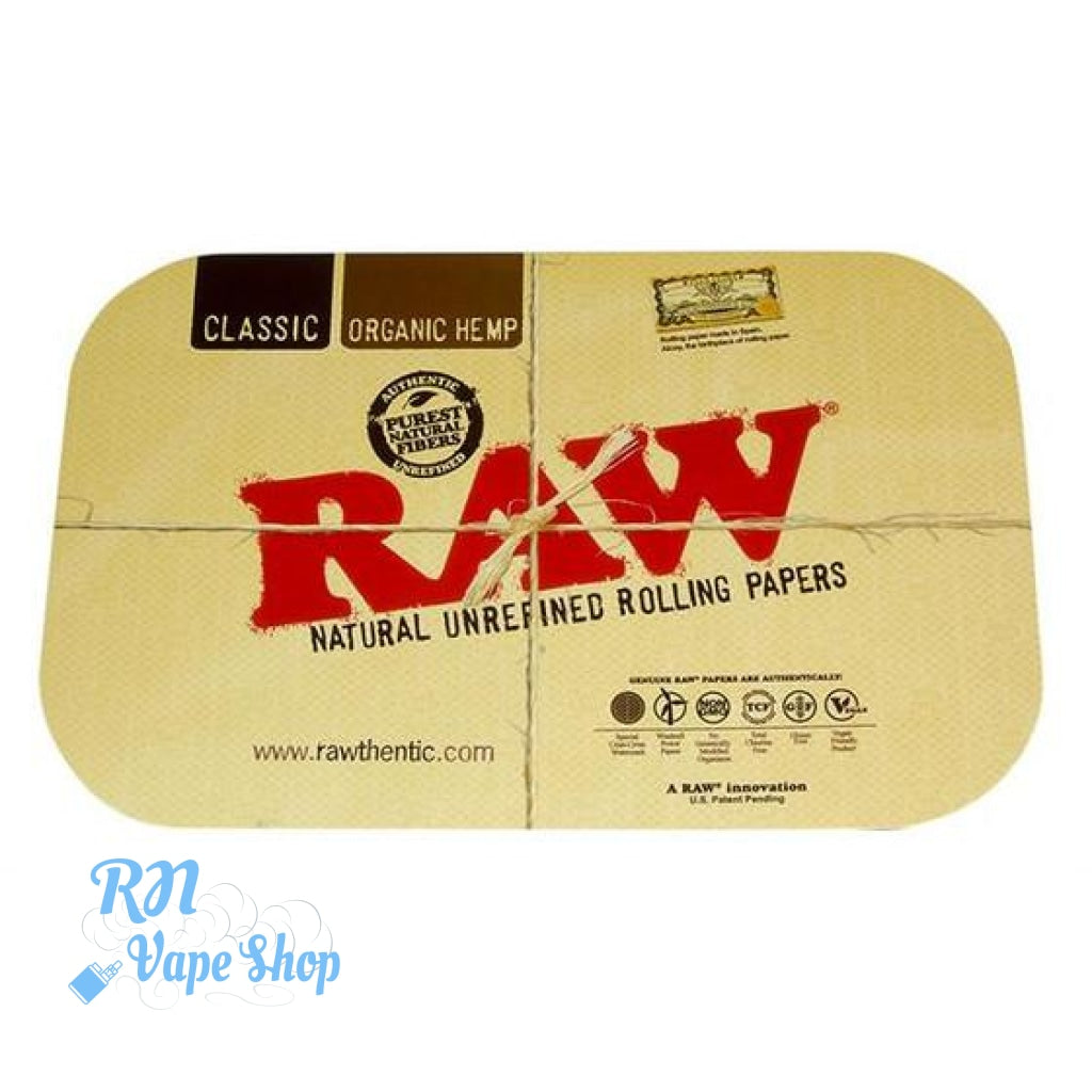 RAW Rolling Tray Magnetic Covers RAW Rolling Tray Magnetic Cover RN Vape Shop Small: 11″ x 7″  