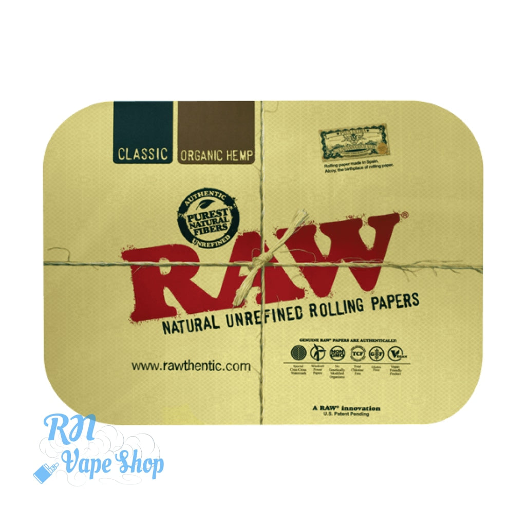 RAW Rolling Tray Magnetic Covers RAW Rolling Tray Magnetic Cover RN Vape Shop XXL: 19.75″ x 15″  