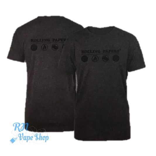 RAW Round Neck Grey Mens Tee RAW T-shirts RN Vape Shop Small  