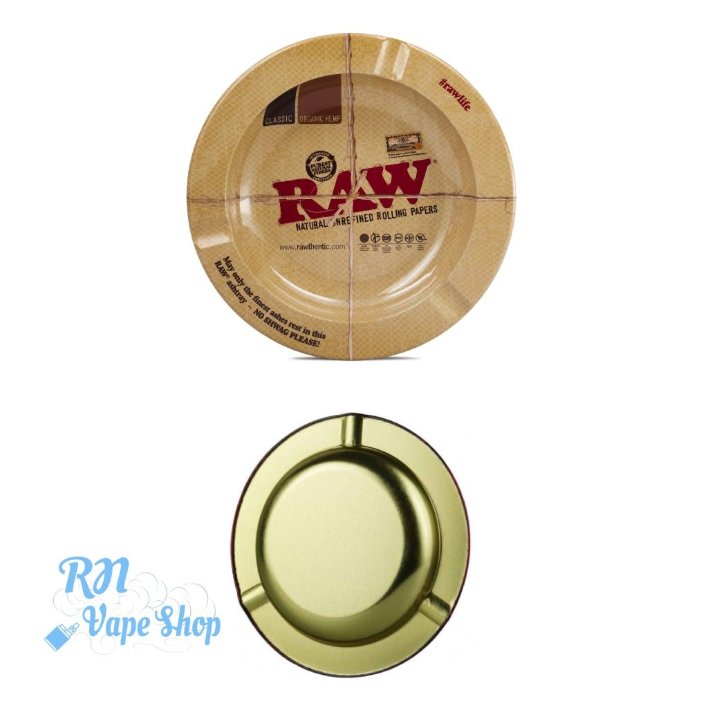 RAW Round Rolling Tray - Small RAW Round Rolling Tray - Small RN Vape Shop non-Magnetic  