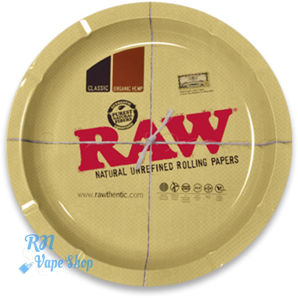 RAW Round Rolling Tray RAW Round Rolling Tray RN Vape Shop   