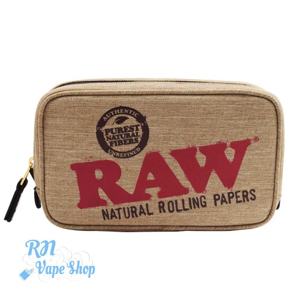 RAW Smell Proof Smokers Pouch Case RAW Smell Proof Smokers Pouchs RN Vape Shop Medium  