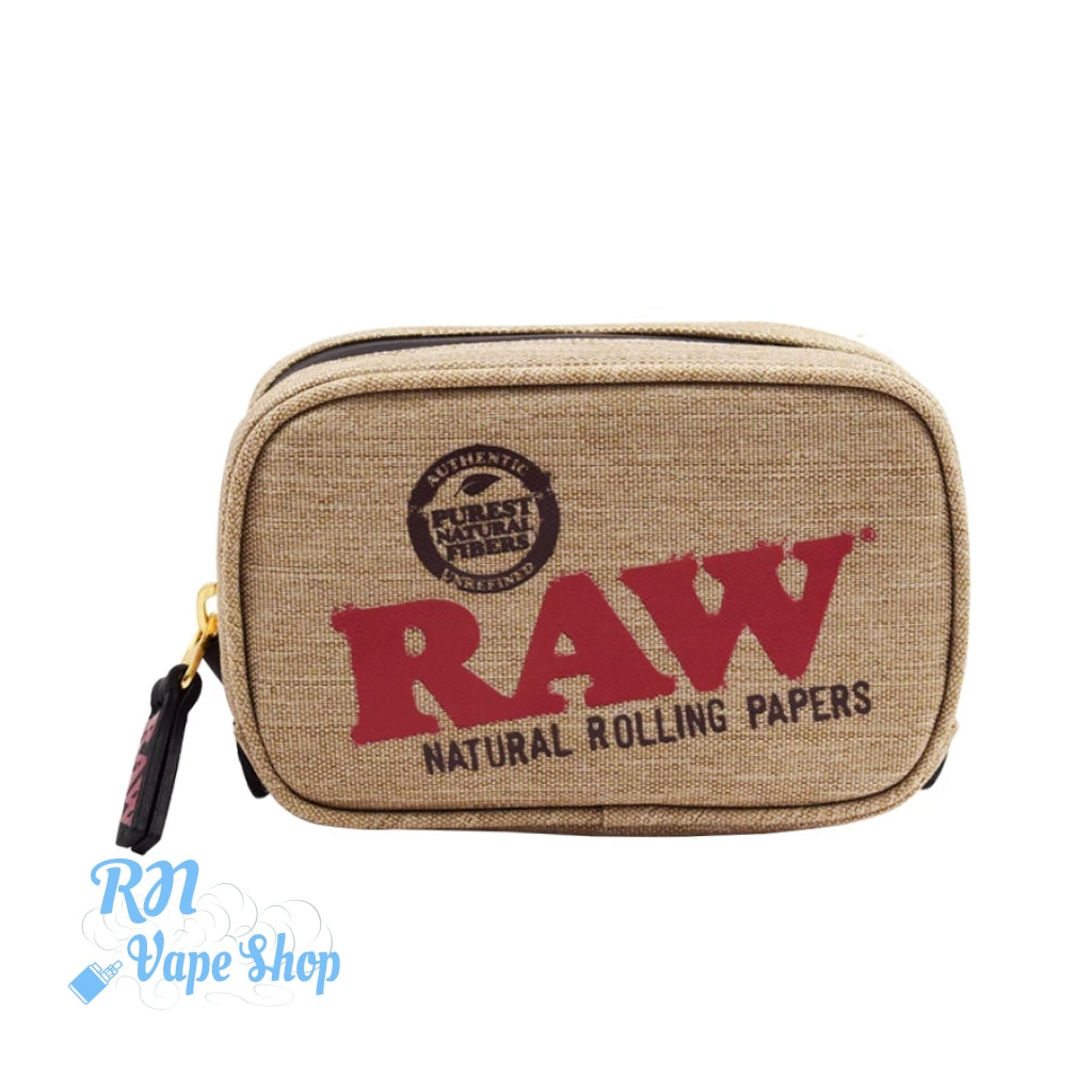 RAW Smell Proof Smokers Pouch Case RAW Smell Proof Smokers Pouchs RN Vape Shop Small  