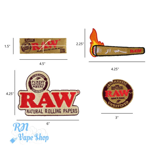 RAW Smokers Patch 4 Set Collection RAW Smokers Patch RN Vape Shop   