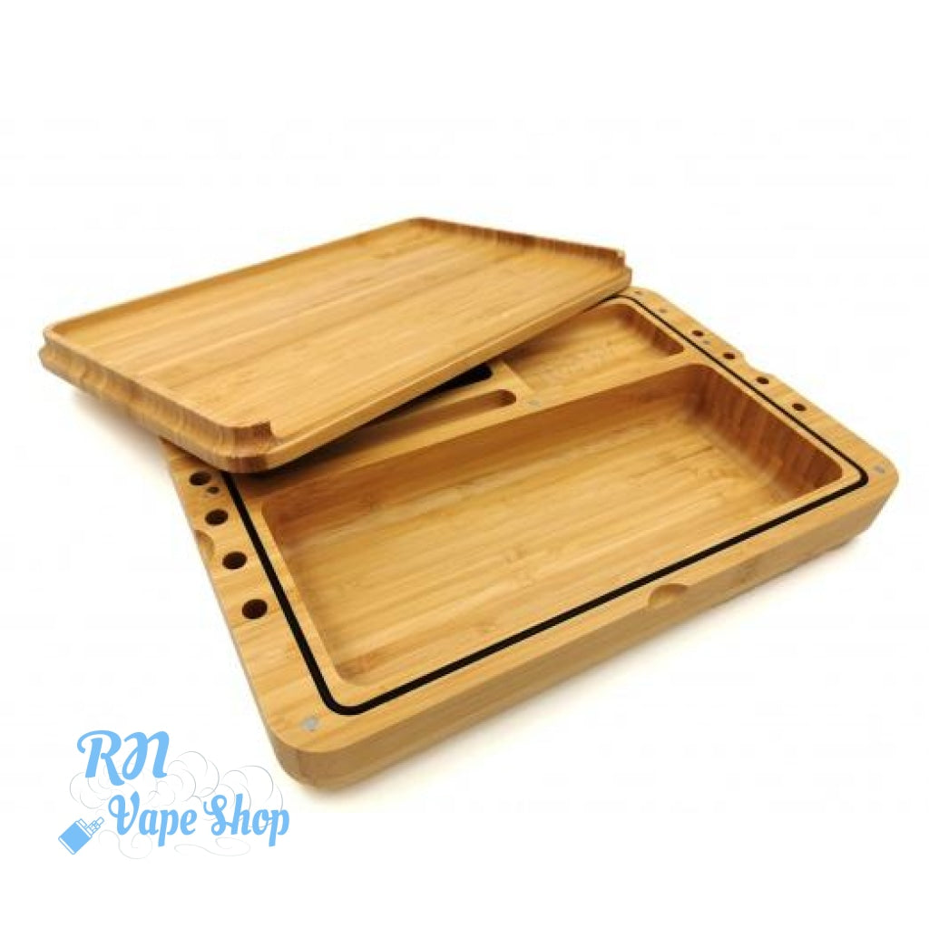 RAW Spirit Box - Wooden Rolling Tray Box RAW Wooden Box RN Vape Shop   