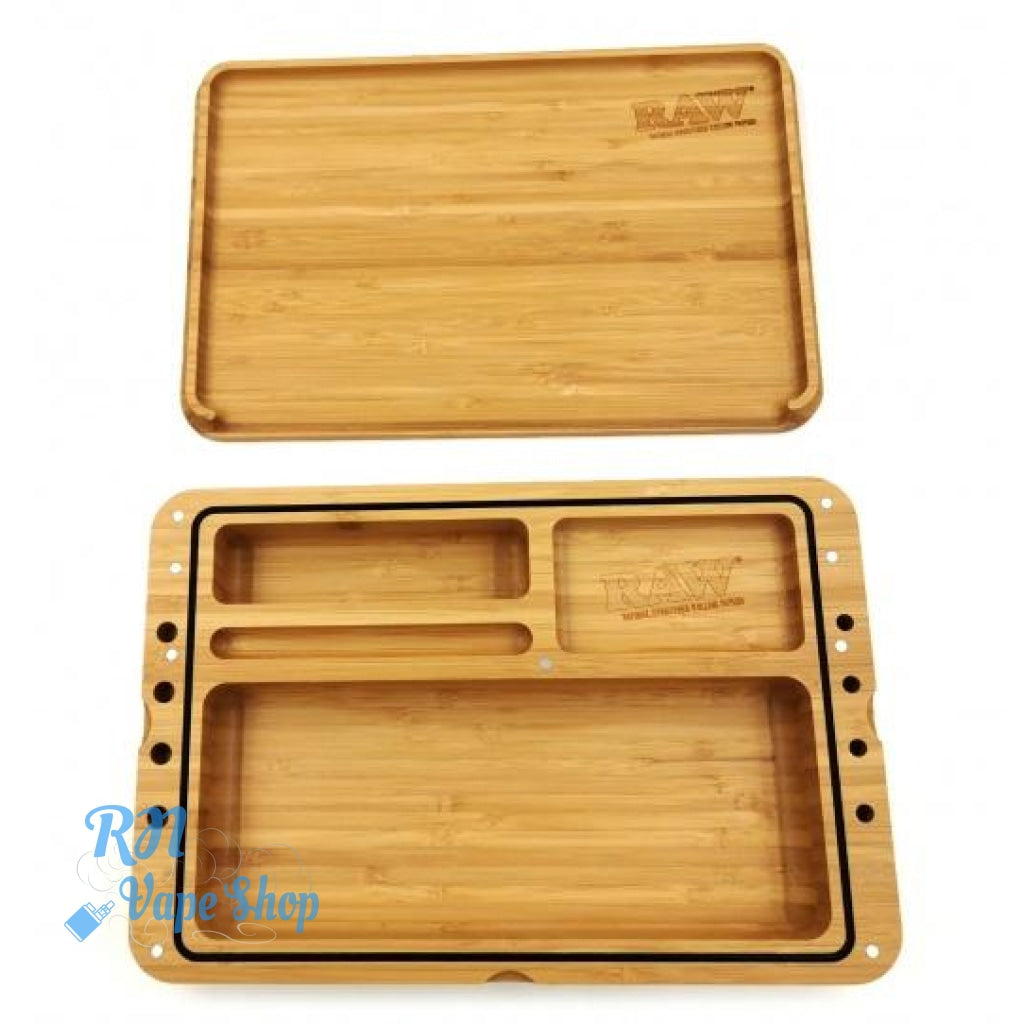 RAW Spirit Box - Wooden Rolling Tray Box RAW Wooden Box RN Vape Shop   