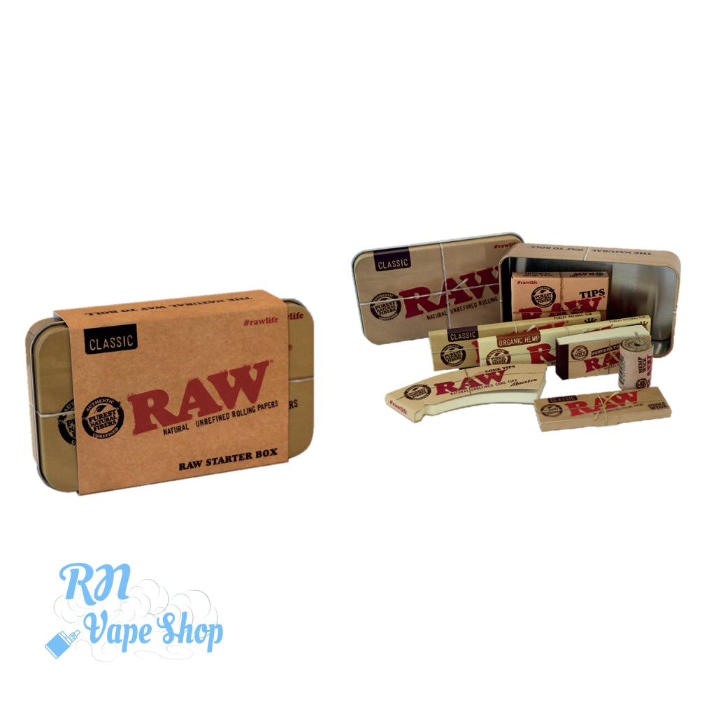 RAW Rolling Papers Starter Box RAW Starter Box RN Vape Shop   