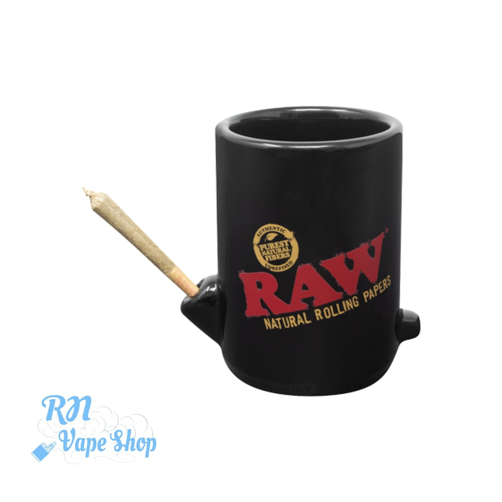 RAW Wake Up & Bake Up Mug RAW Coffee Mug RN Vape Shop   