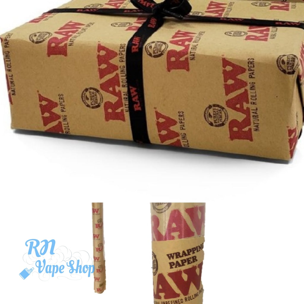 RAW Xmas Wrapping Paper Limited Edition Wrapping Paper RN Vape Shop   