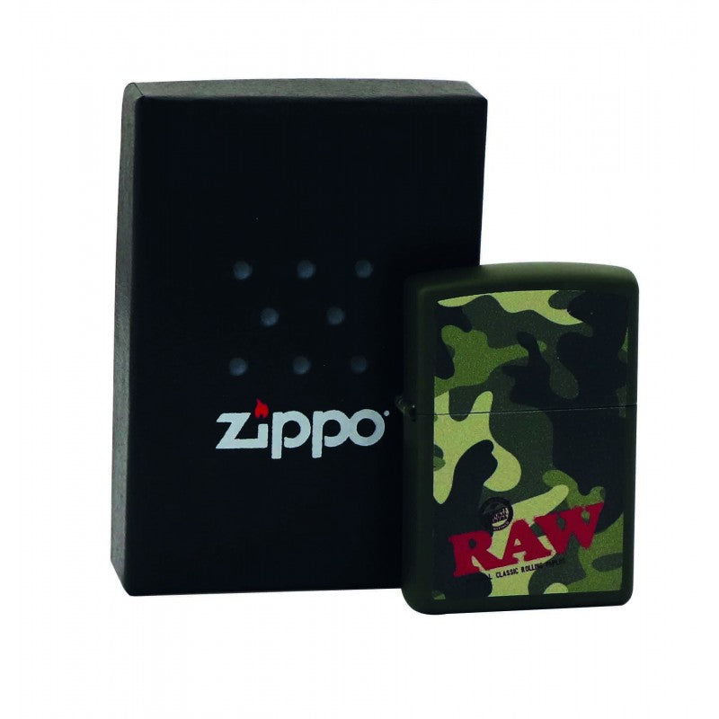 RAW ZIPPO LIGHTER - CAMO (FULL PRINT) RAW Zippo Lighter RN Vape Shop   