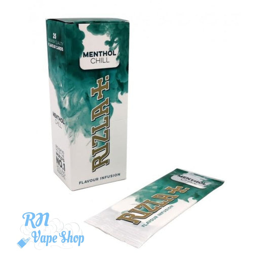 Rizla Flavour Cards - Menthol Chill Rizla Flavour Cards RN Vape Shop Box  