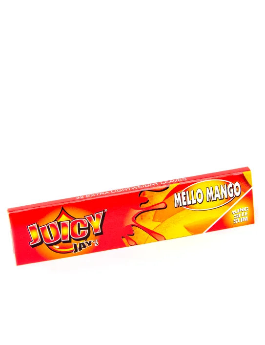 Juicy Jays King Size Slim Flavored Rolling Papers Juicy Jay's Rolls RN Vape Shop Mello Mango  