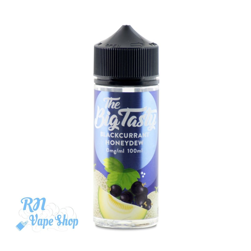 The Big Tasty 100ml Shortfill E-Liquid (No Nicotine) E-Liquid RN Vape Shop Blackcurrant Honeydew  