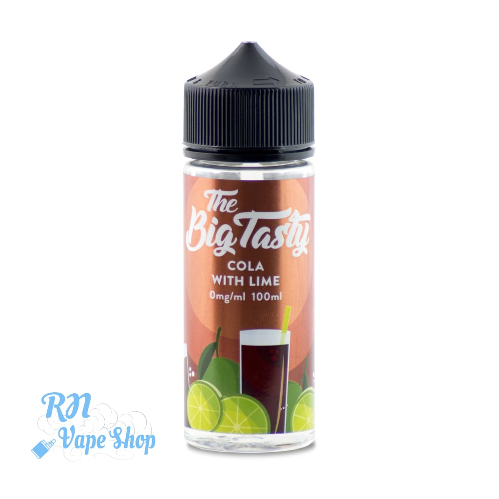 The Big Tasty 100ml Shortfill E-Liquid (No Nicotine) E-Liquid RN Vape Shop Cola with lime  