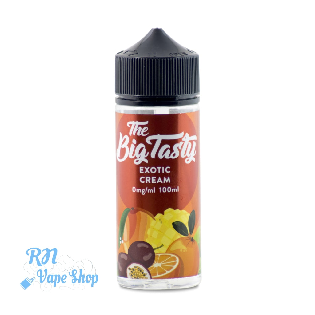 The Big Tasty 100ml Shortfill E-Liquid (No Nicotine) E-Liquid RN Vape Shop Exotic Cream  