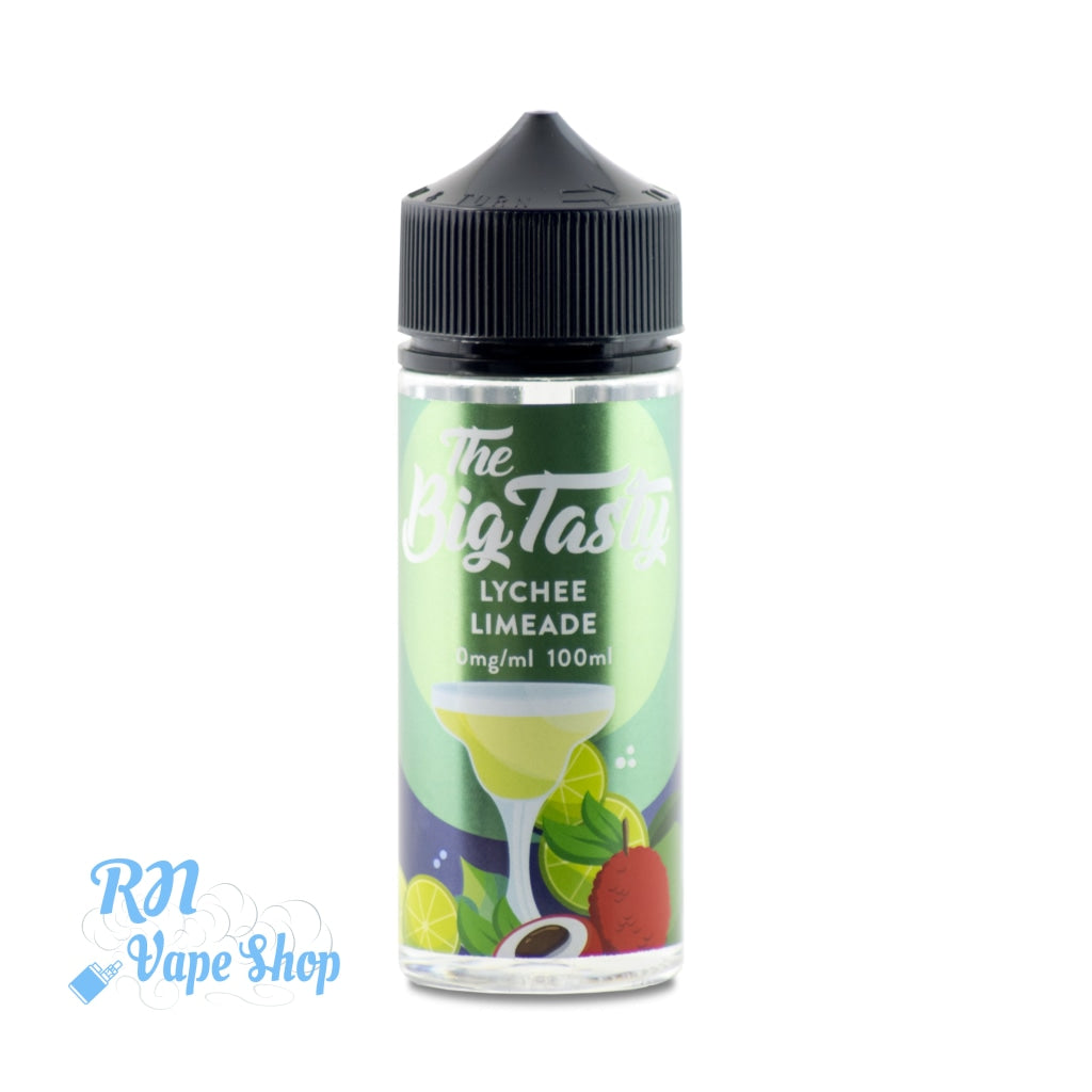 The Big Tasty 100ml Shortfill E-Liquid (No Nicotine) E-Liquid RN Vape Shop Lychee Limeade  