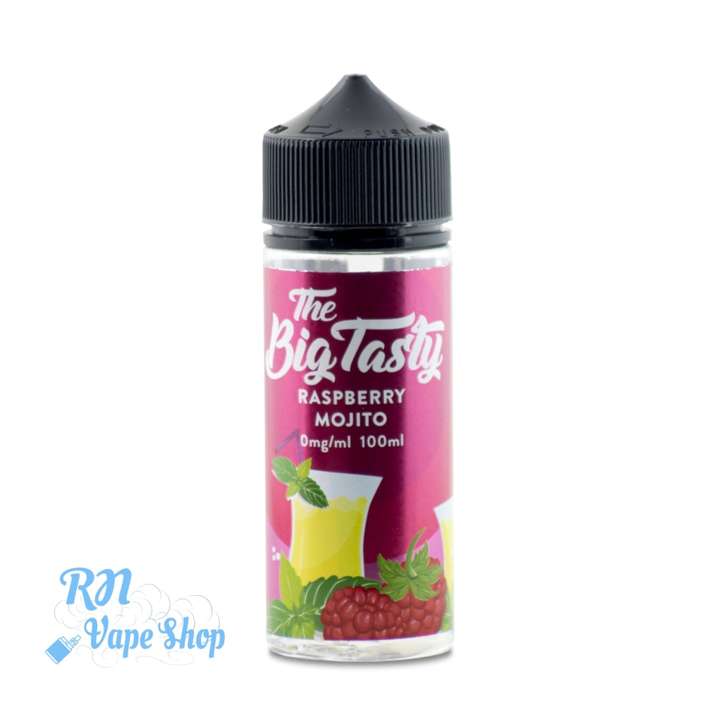 The Big Tasty 100ml Shortfill E-Liquid (No Nicotine) E-Liquid RN Vape Shop Raspberry Mojito  