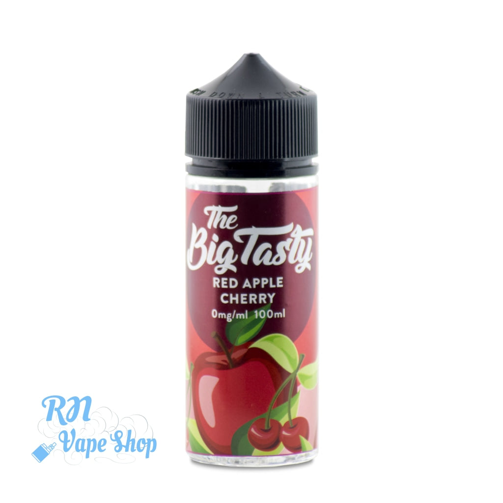 The Big Tasty 100ml Shortfill E-Liquid (No Nicotine) E-Liquid RN Vape Shop Red Apple Cherry  